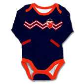 FC Red Star bodysuit for babies - navy