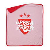 Baby blanket Red Star - pink