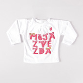 Baby shirt Red Star - My star